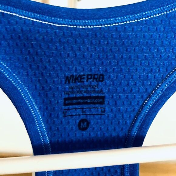 NIKE PRO Cobalt Blue Tank Top/ Sz M - Picture 4 of 5